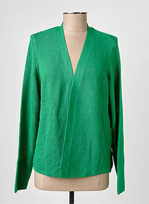 Gilet manches longues stretch vert RABE femme
