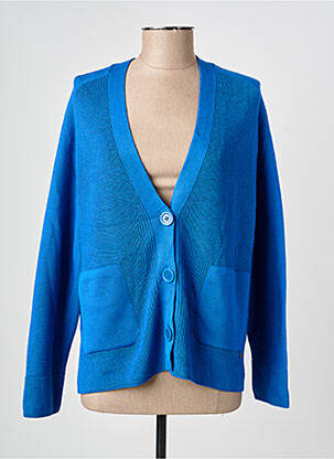 Gilet manches longues stretch bleu RABE femme