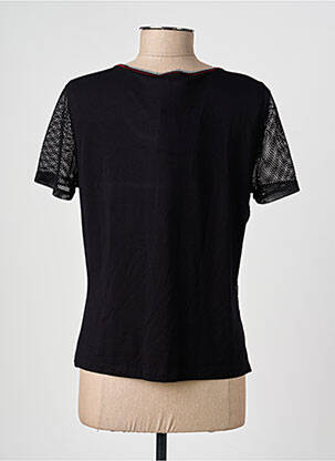 Top stretch manches courtes noir PAUPORTÉ femme
