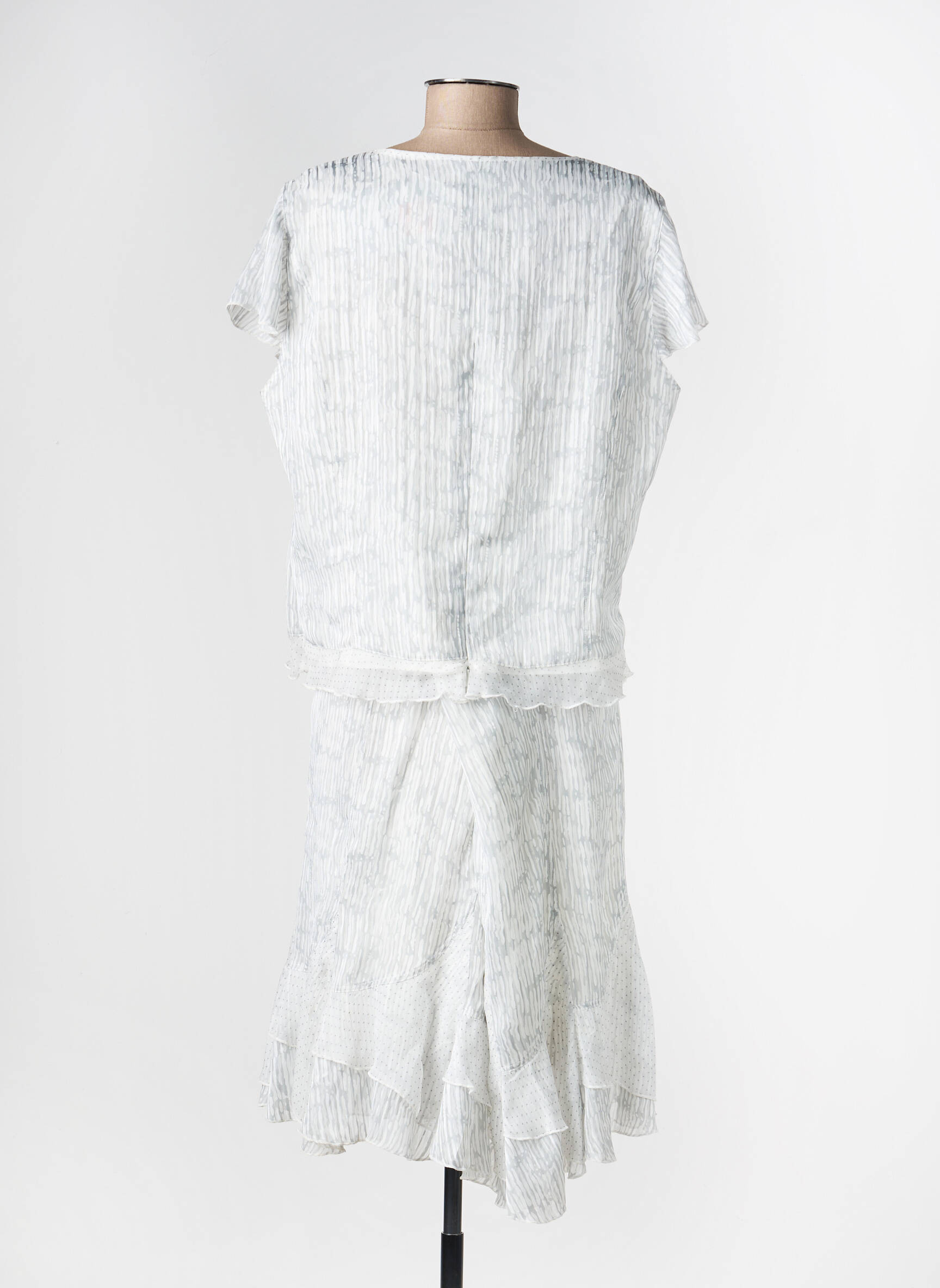 Ensemble jupe coupe cintrée gris PAUPORTÉ femme