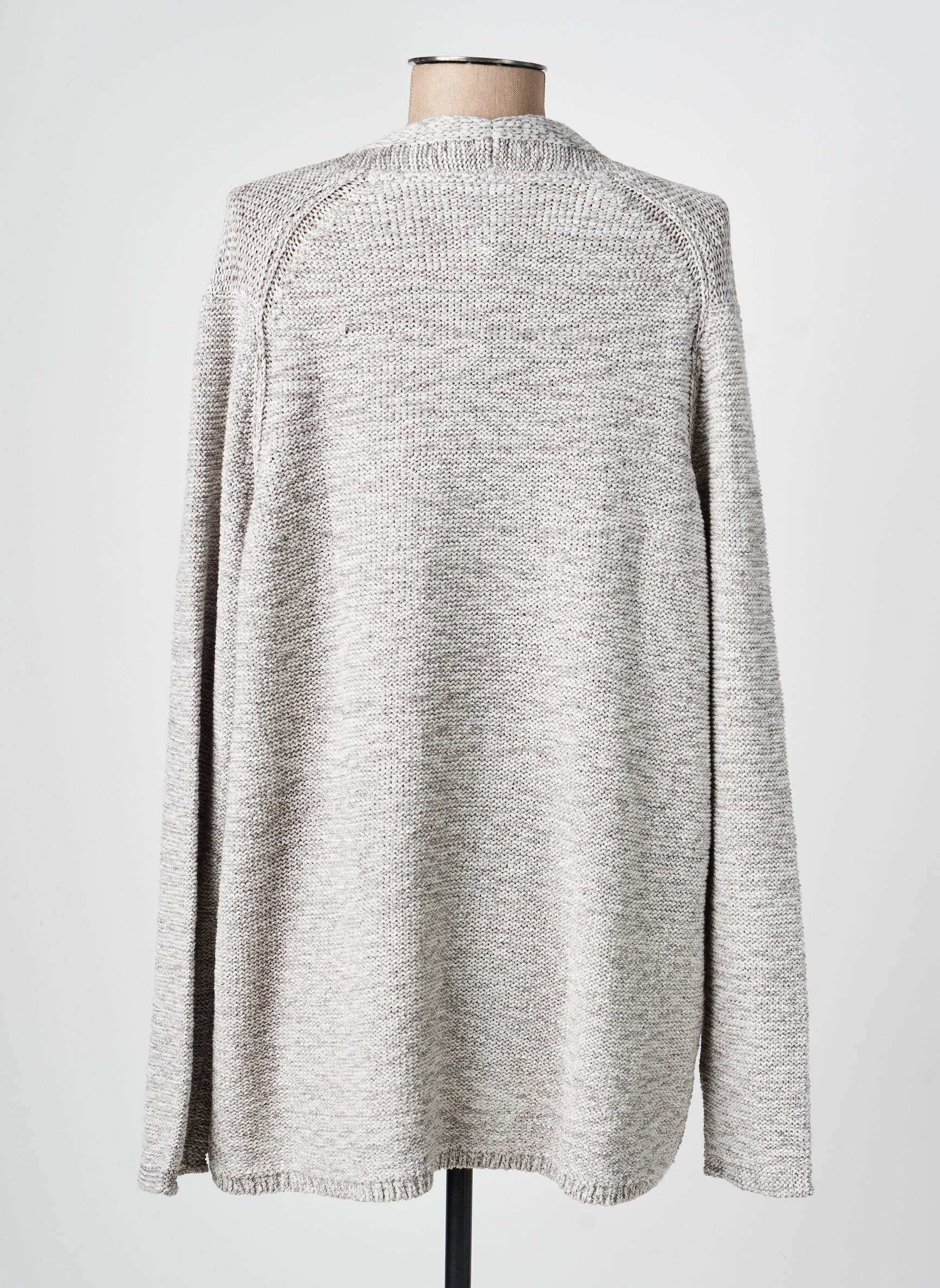 Gilet manches longues stretch gris OLSEN femme