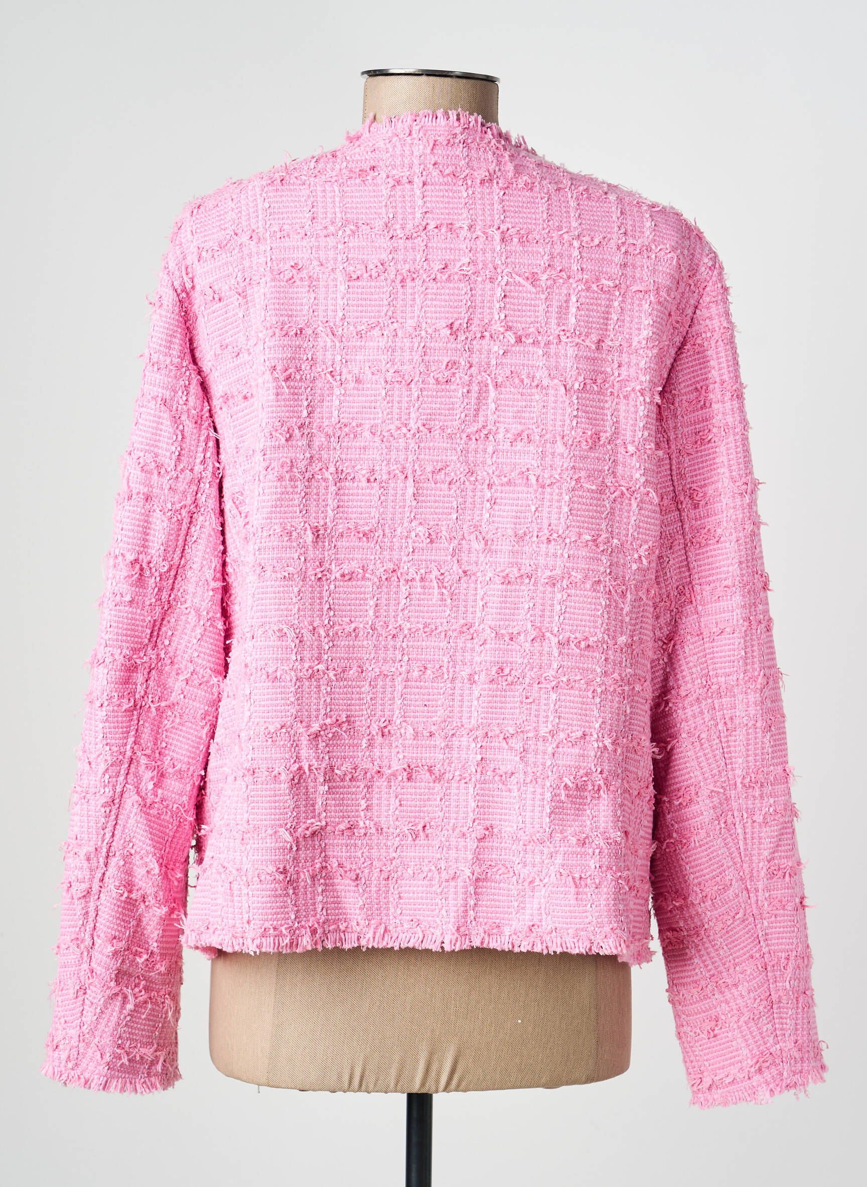 Veste casual col rond rose RABE femme