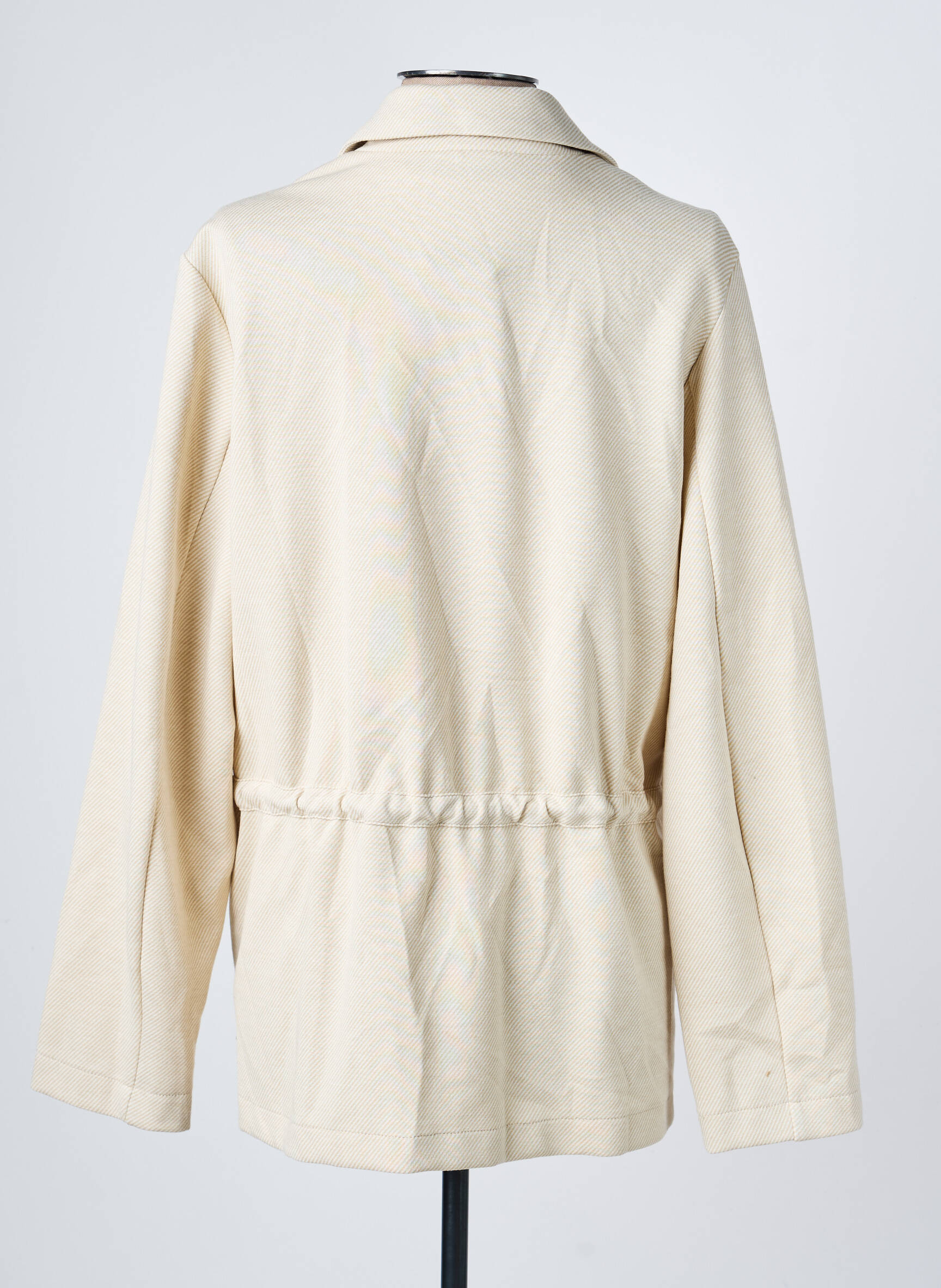 Veste casual col chemisier beige TONI femme