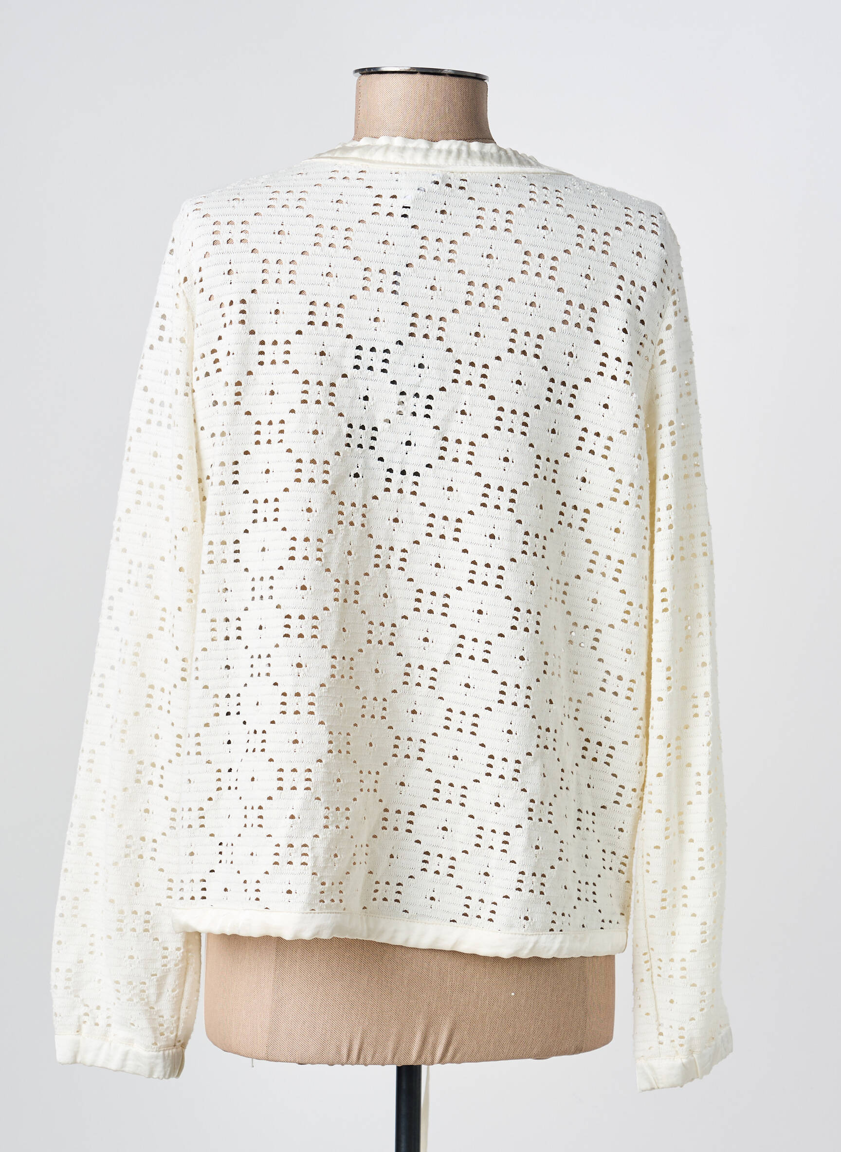 Veste casual col rond beige RABE femme