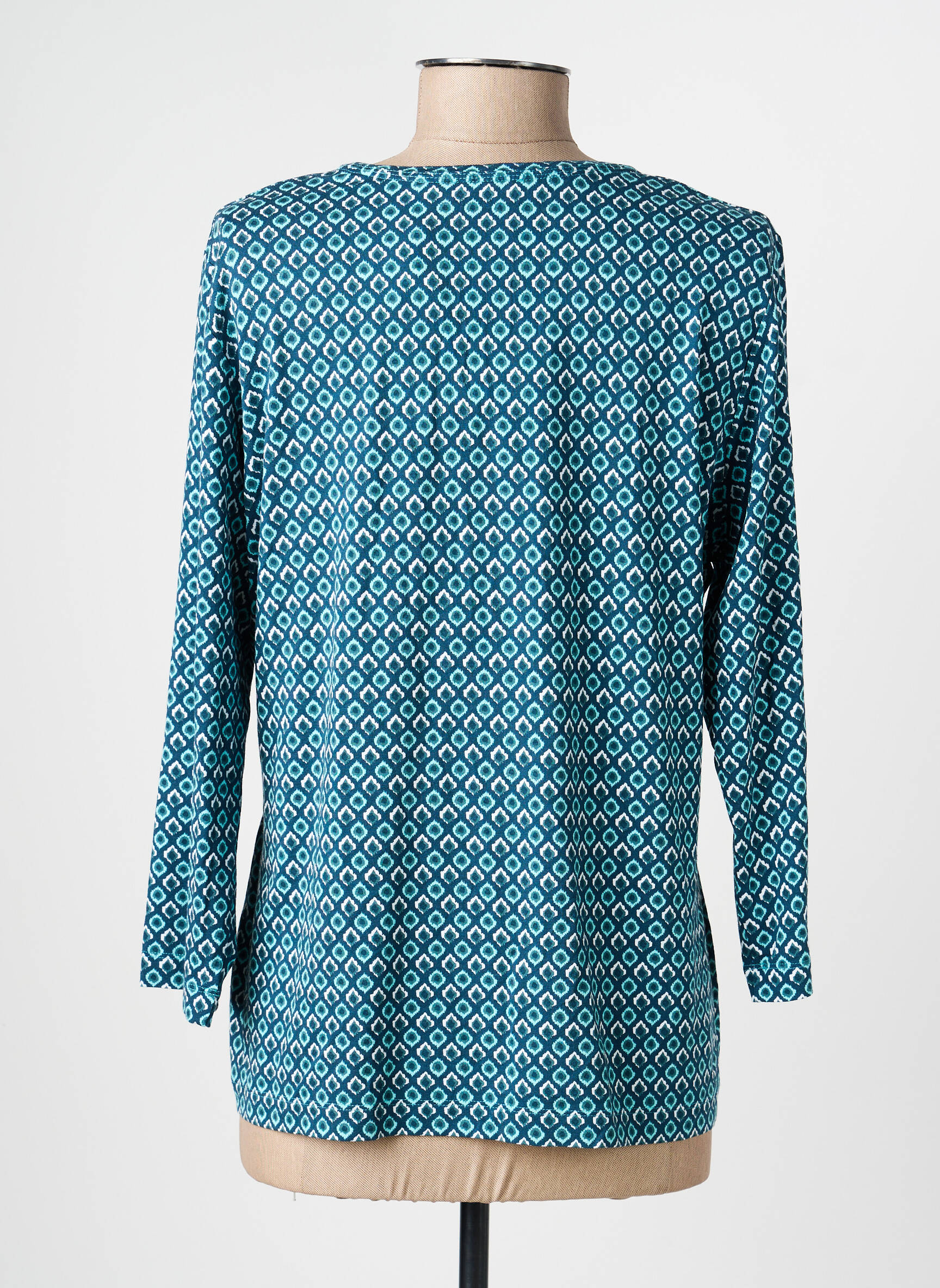 Top stretch manches longues bleu RABE femme