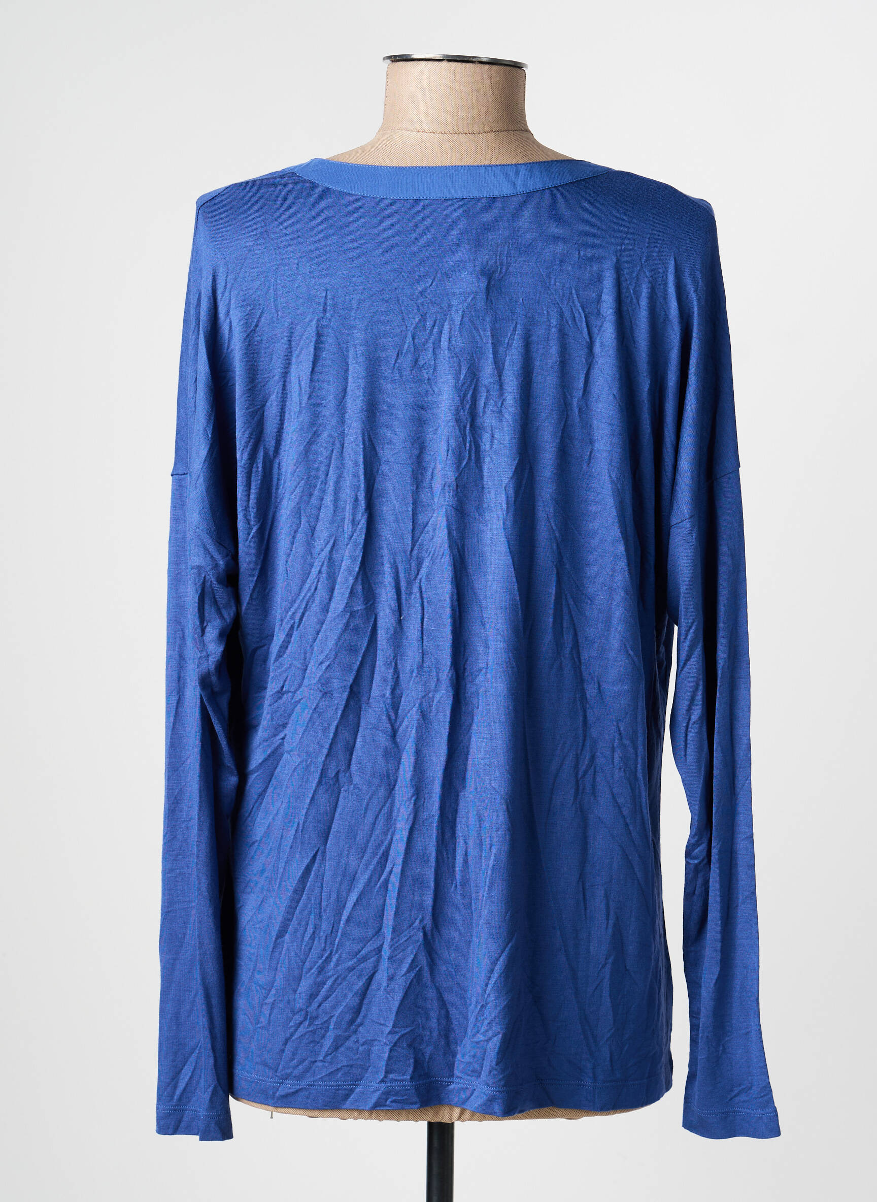 Top stretch manches longues bleu OLSEN femme