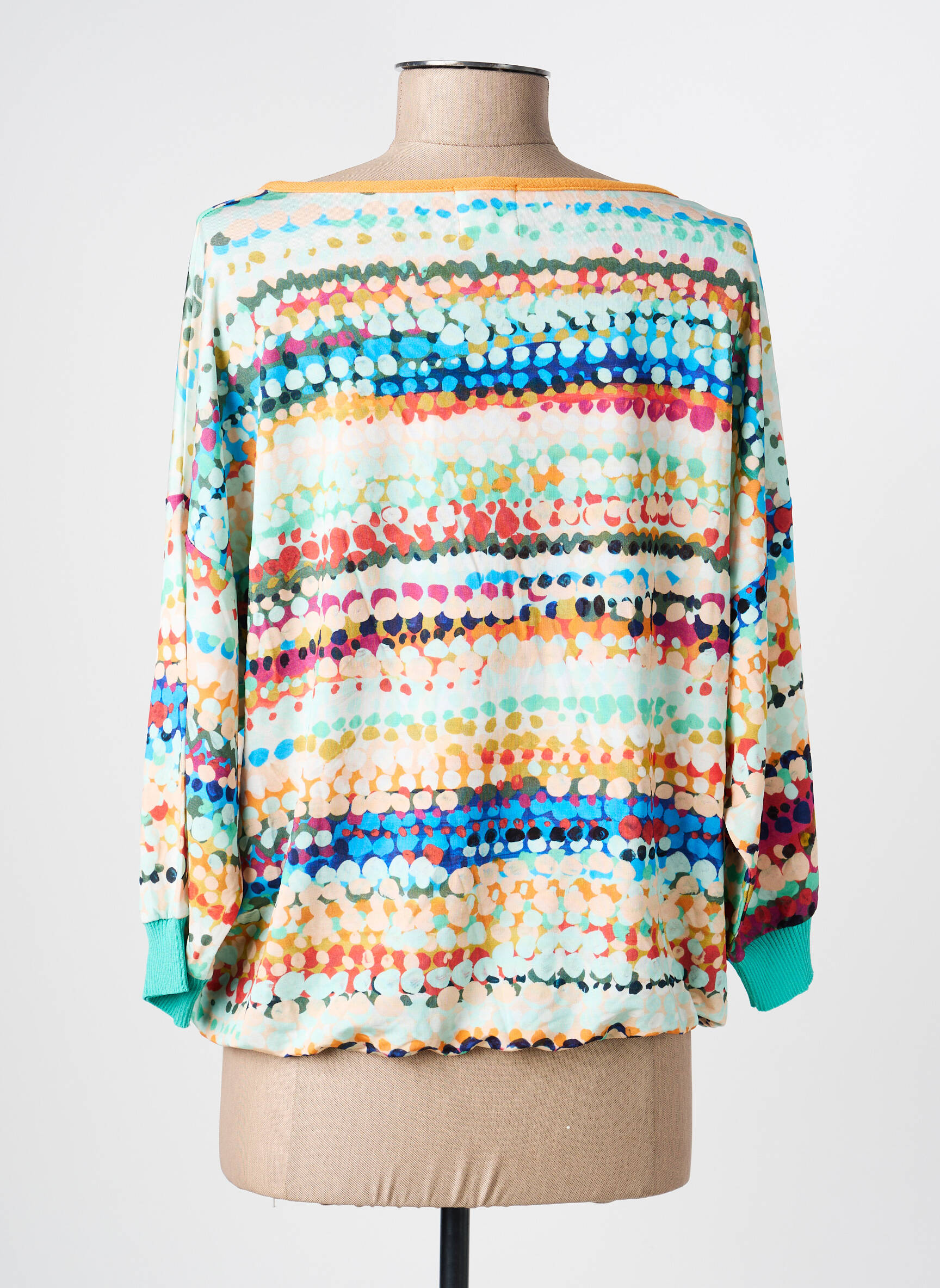 Top stretch manches courtes orange ALDO MARTIN'S femme