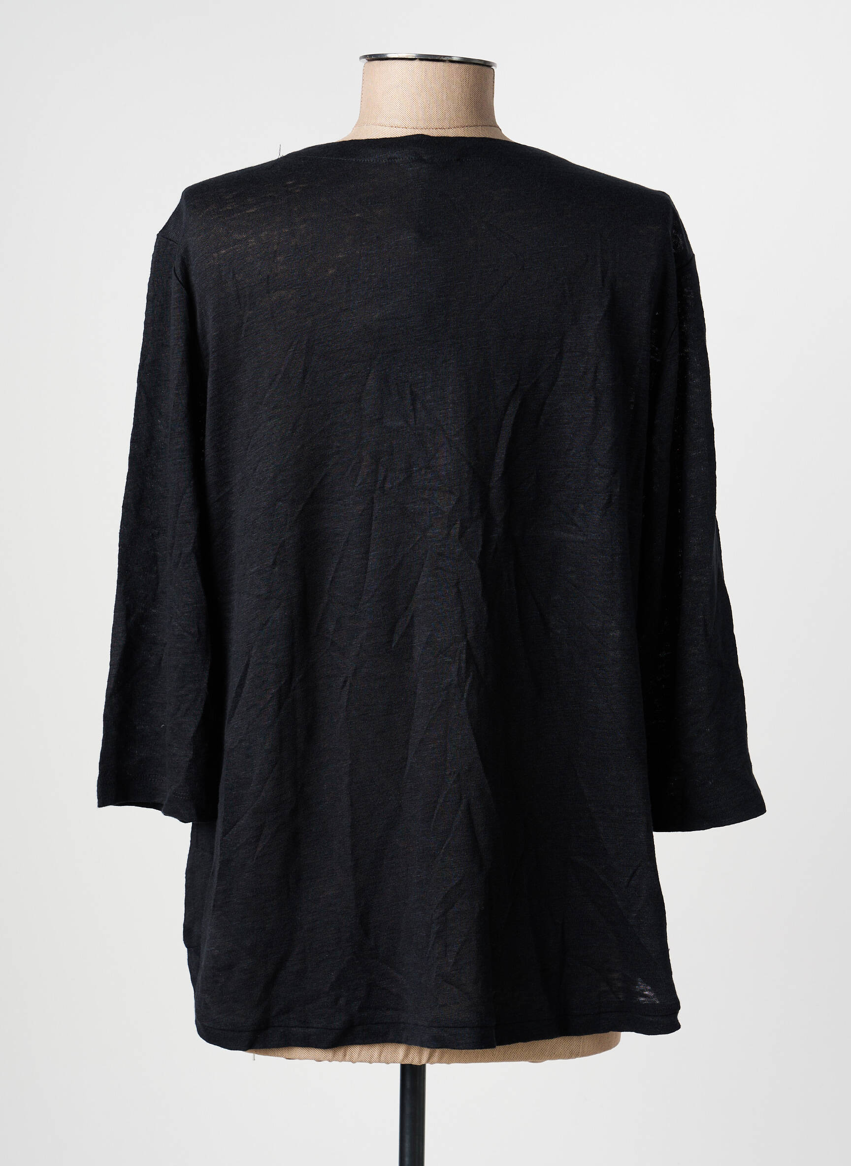 Top stretch manches longues noir OLSEN femme