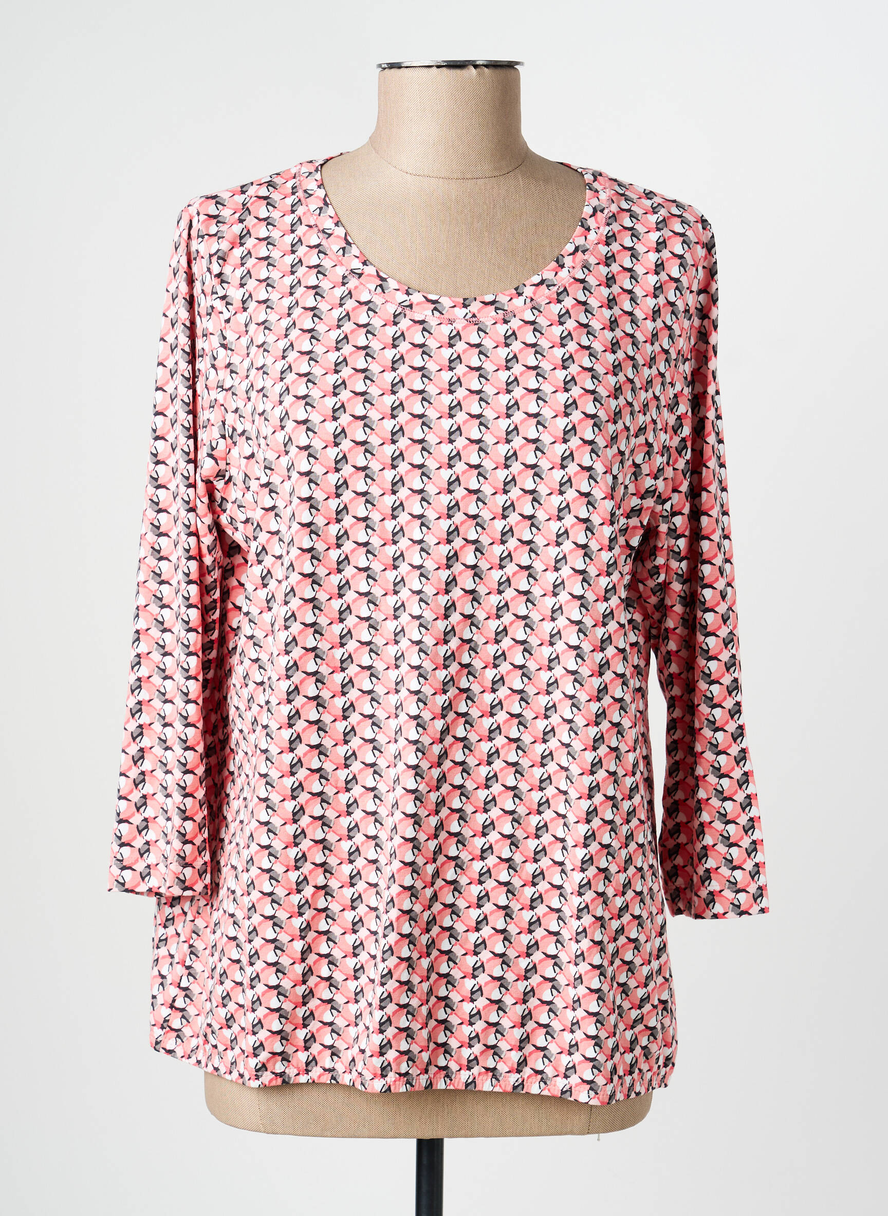 Top stretch manches longues rose RABE femme