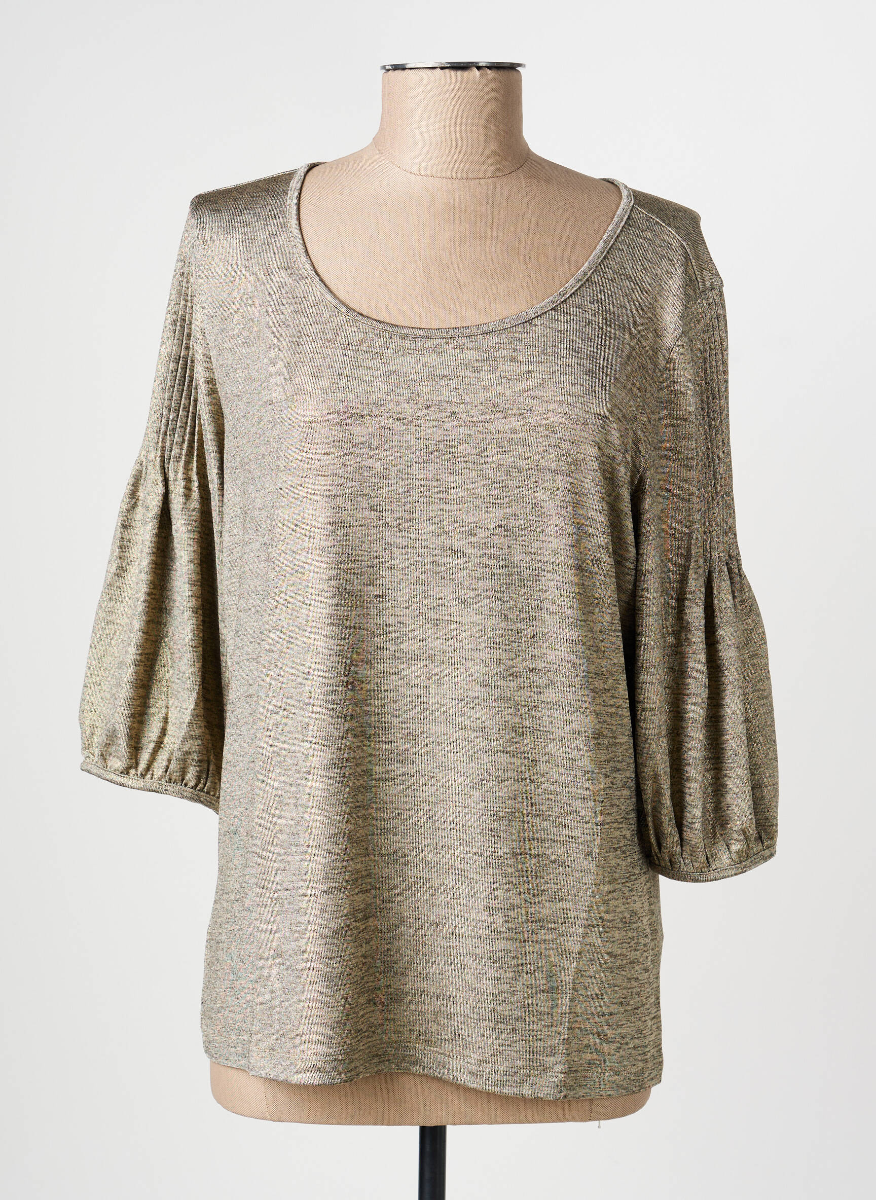 Top stretch manches longues or ESCORPION femme