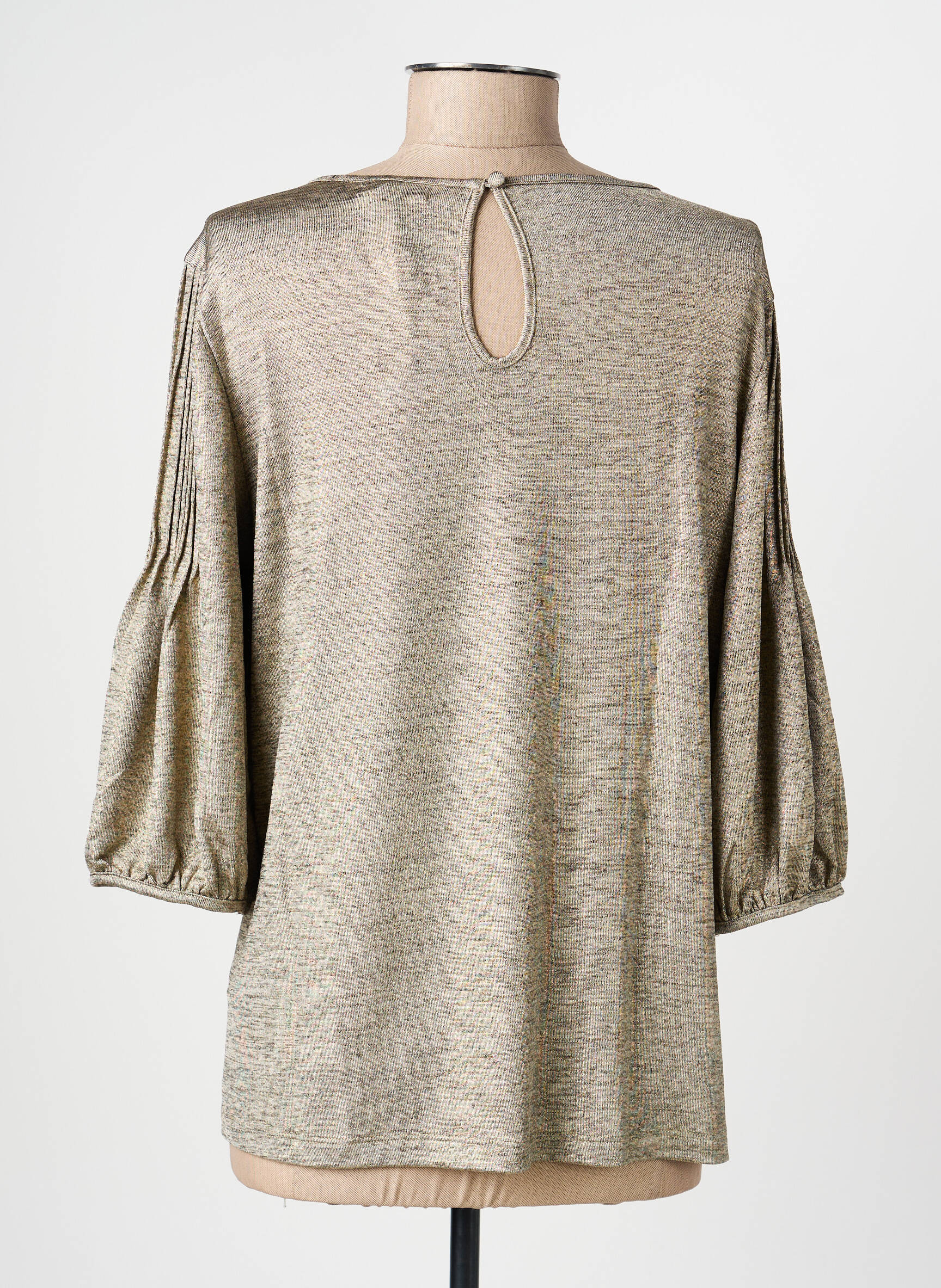 Top stretch manches longues or ESCORPION femme