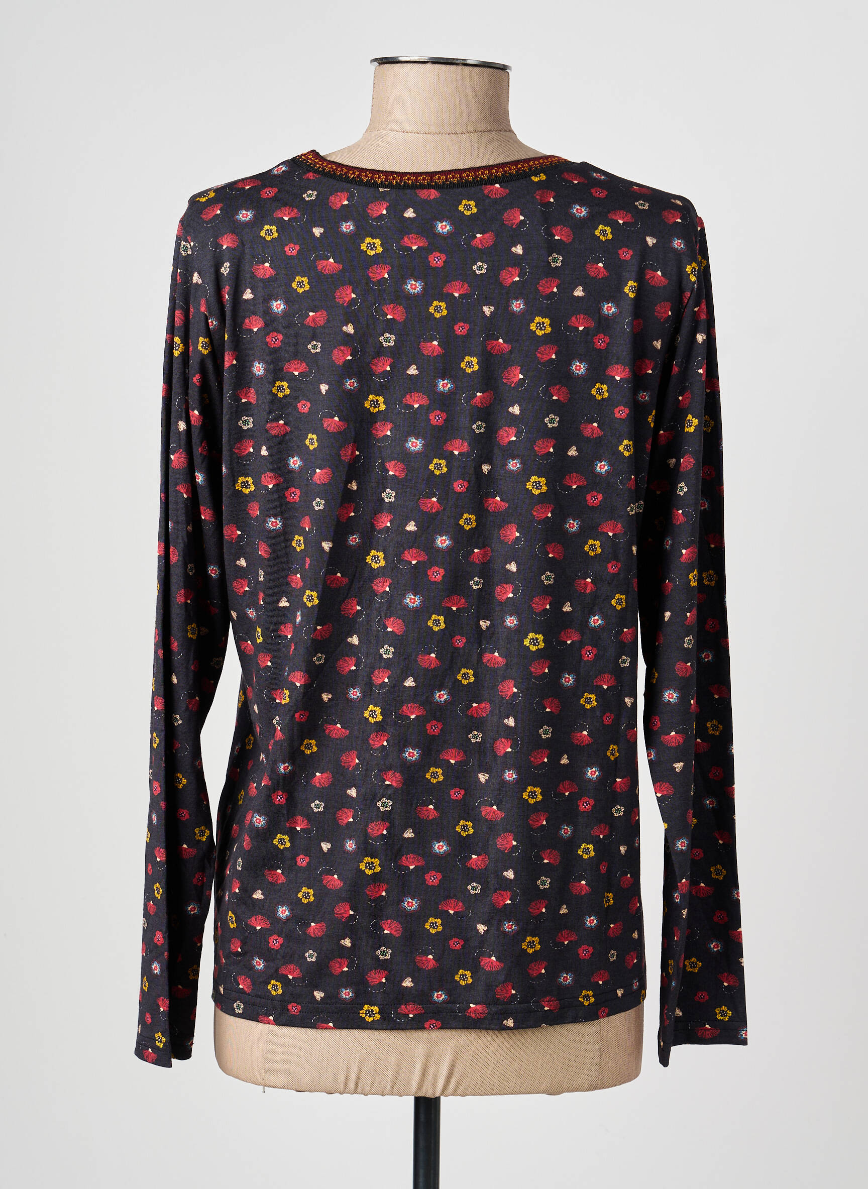 Top stretch manches longues noir TELMAIL femme