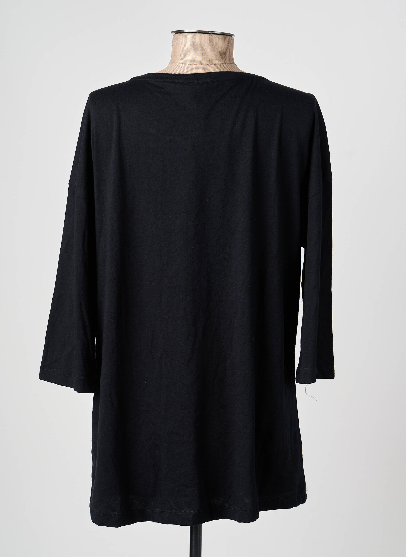 Top stretch manches longues noir OLSEN femme
