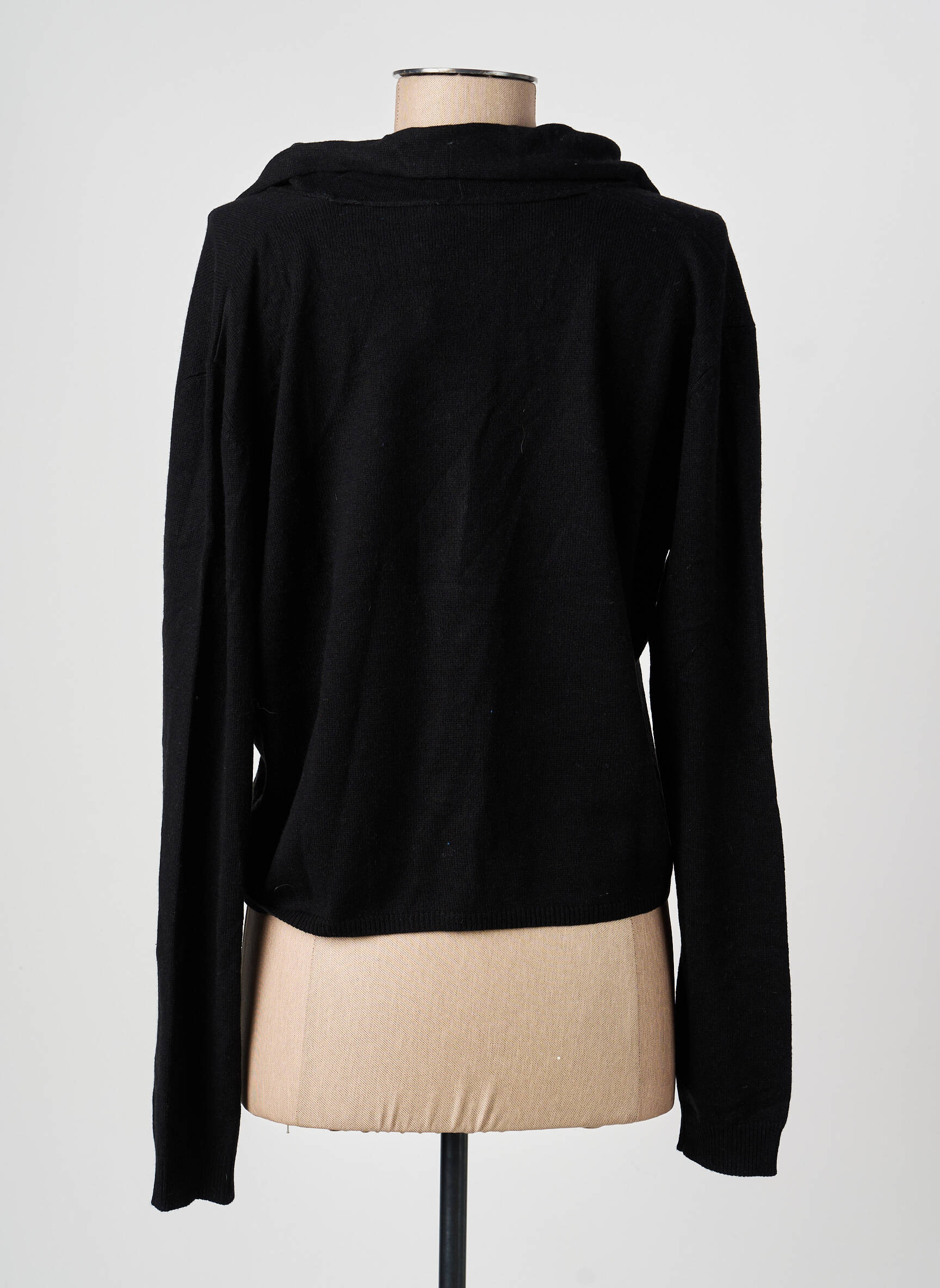 Gilet manches longues stretch noir KATMAI femme