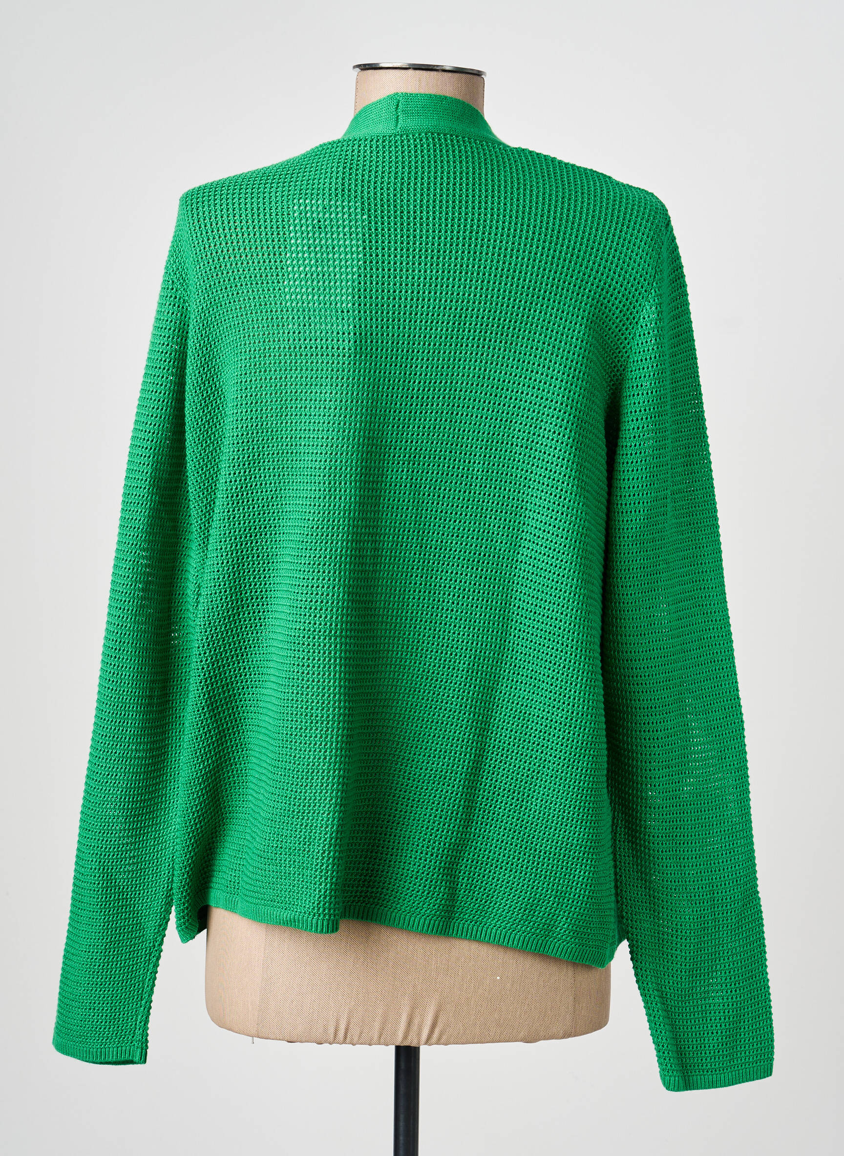 Gilet manches longues stretch vert RABE femme