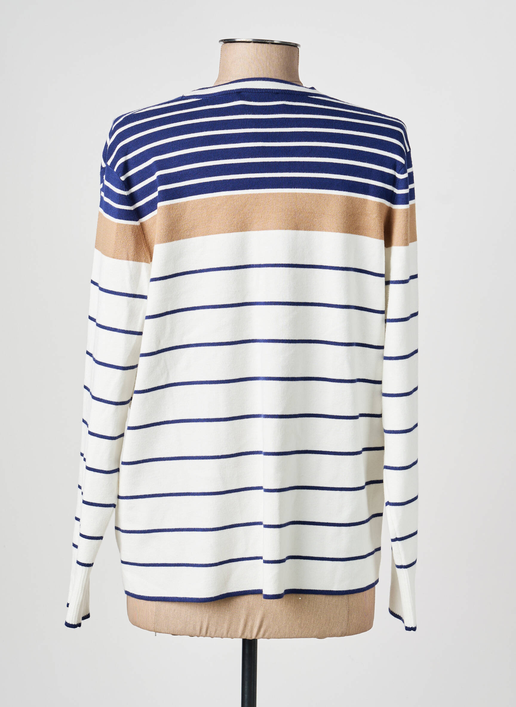 Gilet manches longues stretch blanc OLSEN femme