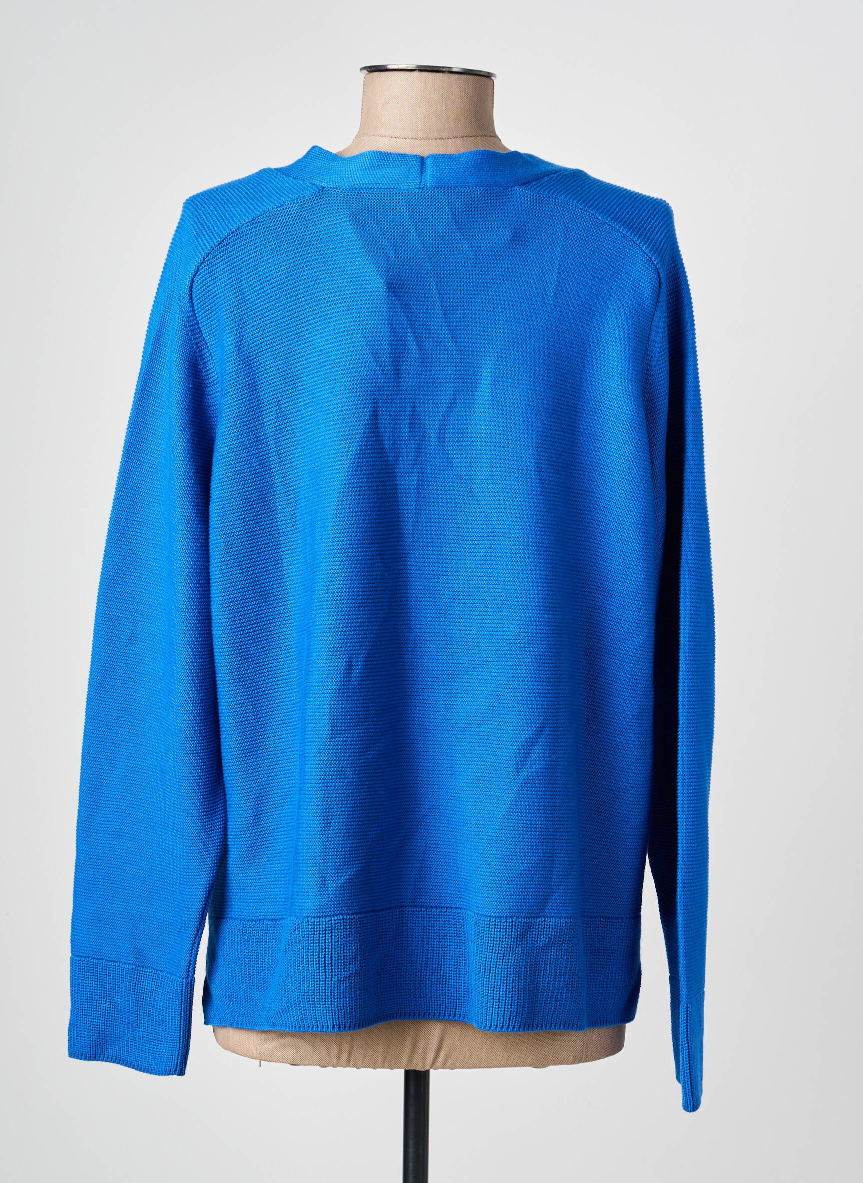 Gilet manches longues stretch bleu RABE femme