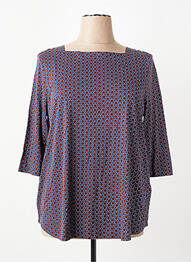 T-shirt manches 3/4 manches 3/4 bleu OLSEN femme