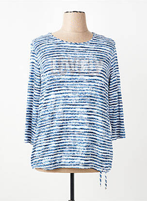 T-shirt manches 3/4 manches 3/4 bleu RABE femme