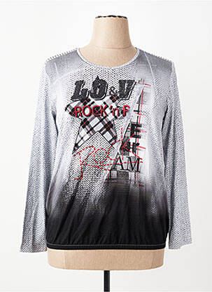 T-shirt manches longues manches longues gris RABE femme