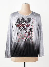 T-shirt manches longues manches longues gris RABE femme