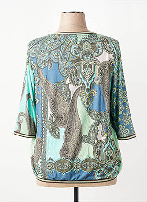 T-shirt manches 3/4 manches 3/4 vert OLSEN femme