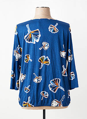 T-shirt manches 3/4 manches 3/4 bleu RABE femme