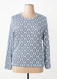 T-shirt manches longues manches longues bleu OLSEN femme