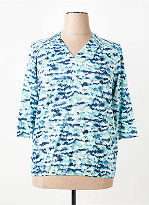 T-shirt manches 3/4 manches 3/4 bleu OLSEN femme