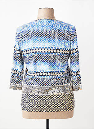 T-shirt manches 3/4 manches 3/4 bleu OLSEN femme