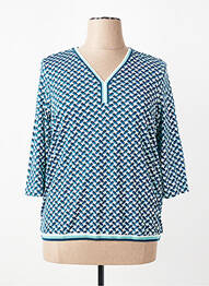 T-shirt manches 3/4 manches 3/4 vert OLSEN femme