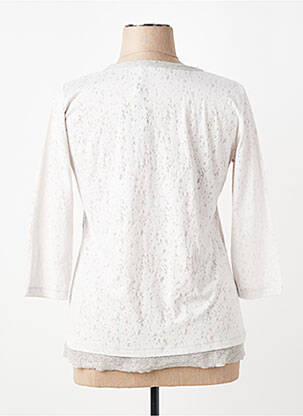 T-shirt manches 3/4 manches 3/4 gris THOMAS RABE femme