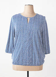 T-shirt manches 3/4 manches 3/4 bleu OLSEN femme
