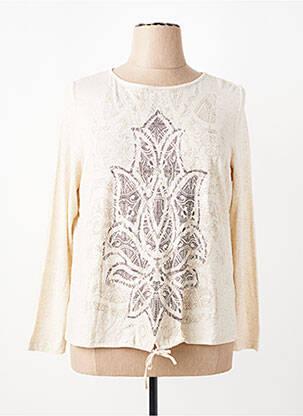 T-shirt manches longues manches longues beige OLSEN femme