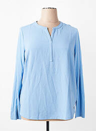 Blouse manches longues manches longues bleu OLSEN femme