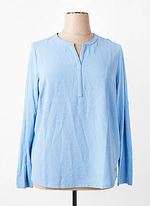 Blouse manches longues manches longues bleu OLSEN femme