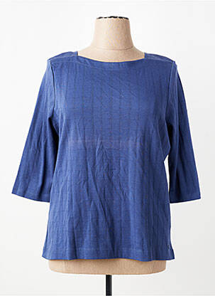 T-shirt manches 3/4 manches 3/4 bleu OLSEN femme