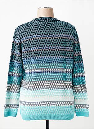 Pull stretch manches longues bleu OLSEN femme