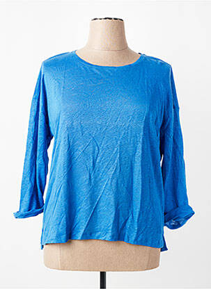 T-shirt manches 3/4 manches 3/4 bleu ESCORPION femme