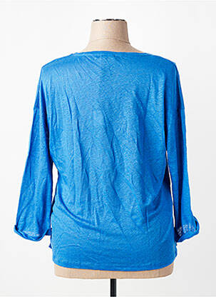 T-shirt manches 3/4 manches 3/4 bleu ESCORPION femme