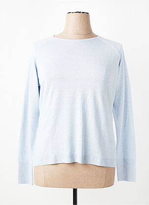 Pull tissage chiné manches longues bleu ESCORPION femme