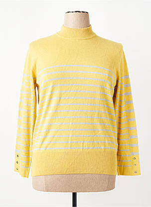 Pull stretch manches longues jaune RABE femme