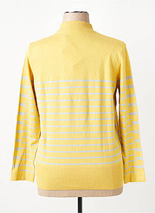 Pull stretch manches longues jaune RABE femme