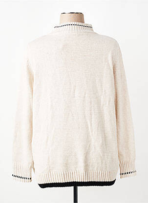 Pull resserrée sur le bas manches longues beige OLSEN femme