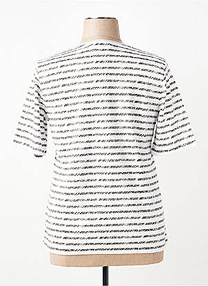 T-shirt sérigraphie avec strass manches courtes gris RABE femme