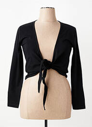 Gilet manches longues stretch noir KATMAI femme