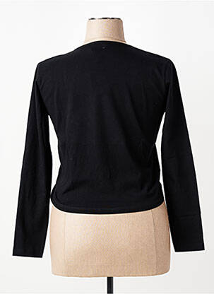 Gilet manches longues stretch noir KATMAI femme