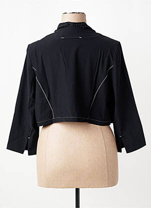 Boléro tissage crêpe noir CHRISTINE LAURE femme