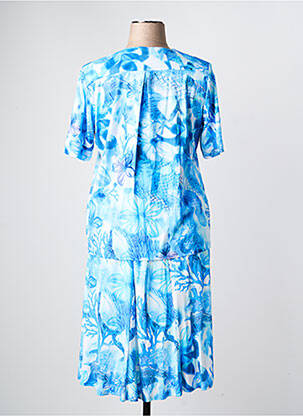 Ensemble jupe coupe cintrée bleu RABE femme