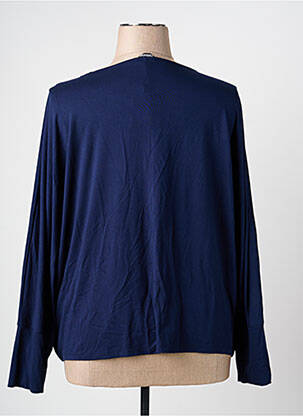 Top coupe fluide manches longues bleu OLSEN femme